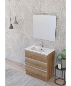 MOBILE BAGNO "CANOVA" ROVERE, 80 CM